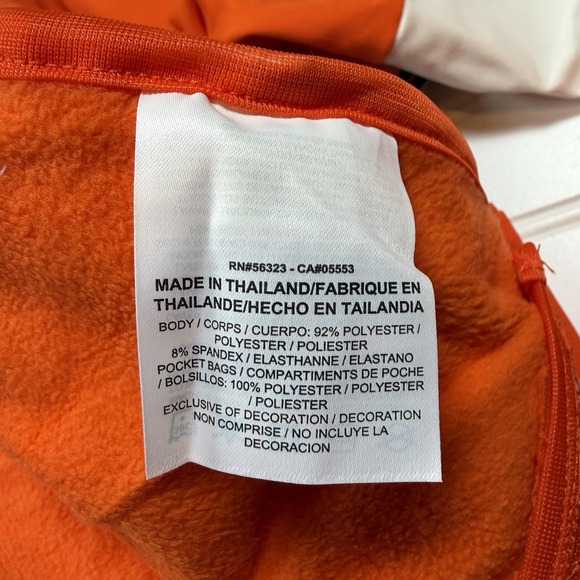 Nike Clemson Tigers Sideline Therma Full Zip Bomber Jacket Mens Medium Orange - Picture 6 of 7